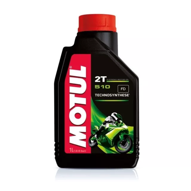 2 Litri Olio Miscela Motul 510 Semisintetico Antifumo Offerta Nuovo 2T 2 Tempi