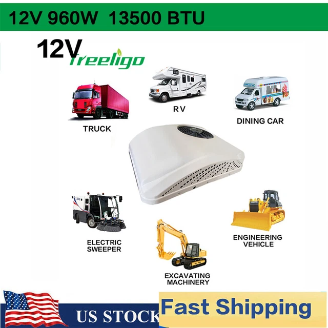 RV AIR CONDITIONER Heat Pump Camper NonDucted Rooftop AC Unit Heater