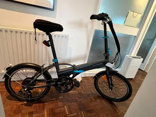 Decathlon folding e bike on sale