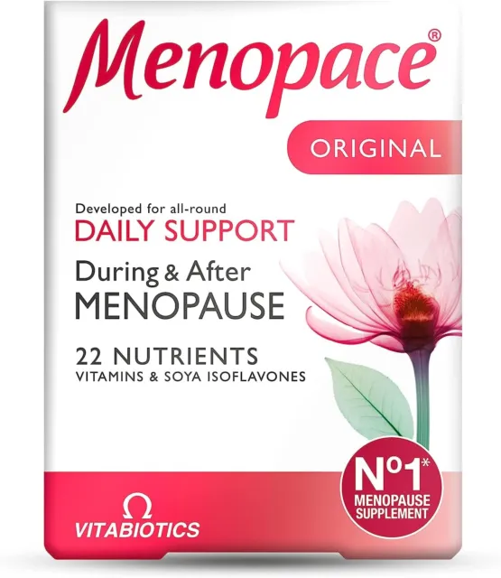 Vitabiotics Menopace - No. 1 Original Menopause Support Supplement 30 Tablets..