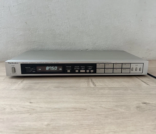 Tuner Stéréo Technics ST-Z1L – AM/FM/LW/MW, Vintage, Argenté, Fonctionnel
