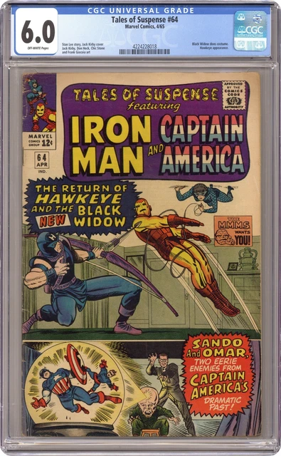 Tales of Suspense #64 CGC 6.0 1965 4224228018 1st app. Black Widow costume