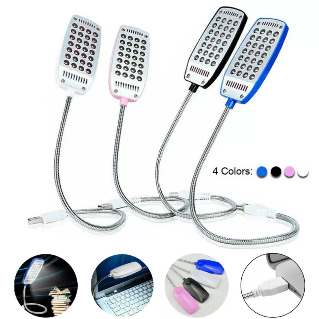 Flexible Mini 28LED USB Light Lamp For Laptop PC Computer Notebook Reading Light