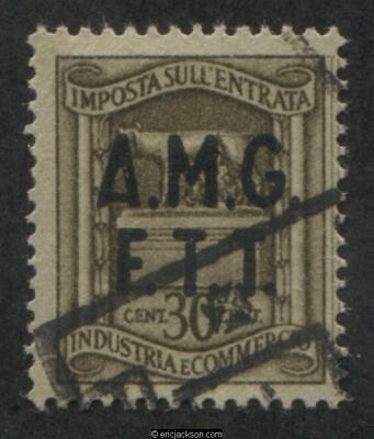 Trieste Industry & Commerce Revenue Stamp, FTT IC29 left stamp, used, VF