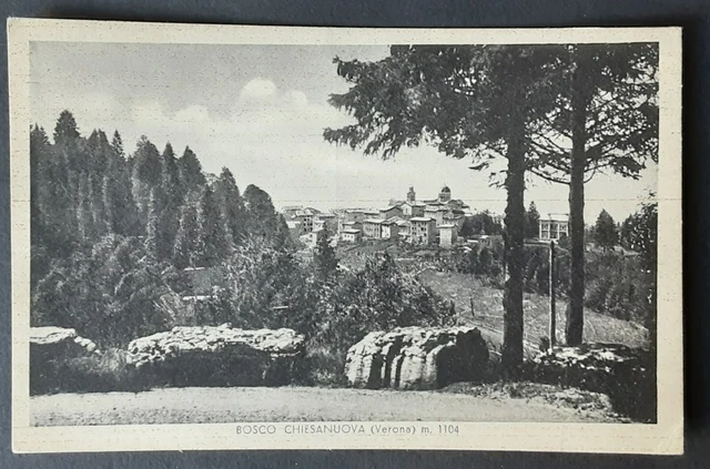 Bosco Chiesanuova ( Verona ) Cartolina Vg.1946 F.p.