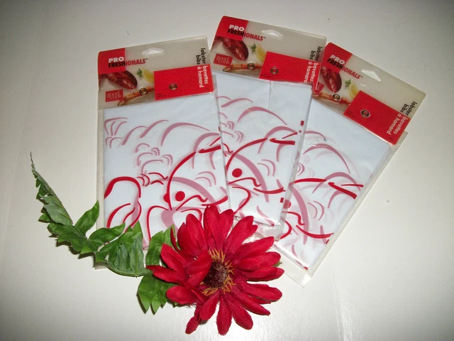 3 Packs GOOD COOK Plastic Lobster Bibs NIP 12 Total