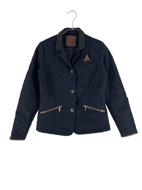Veste-Manteau En Cuir Massimo Dutti - Taille S - Noir - Neuf Sans étiquettes