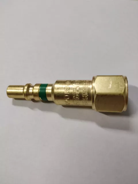 Western Torch to Hose MALE SIDE (OXYGEN) Quick Connect/Connector, QDB100