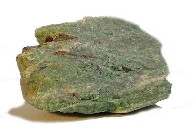 raw green jasper, 87 grams