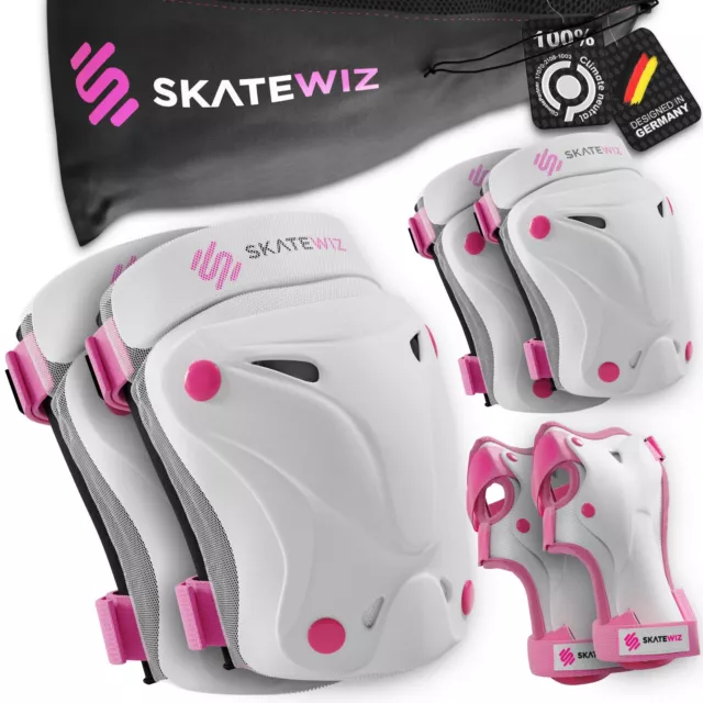 Schoner Set Kinder Inliner Protektoren Knieschoner Skate & Schlittschuhe Kinder