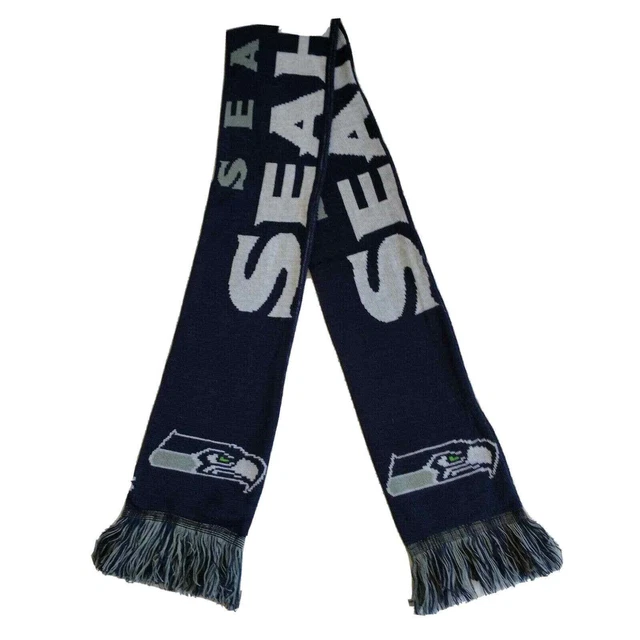 SEATTLE SEA HAWKS Scarf 6" x 60" Dark Navy Blue