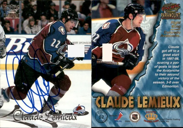 1997-98 Donruss Claude Lemieux Colorado Avalanche #88