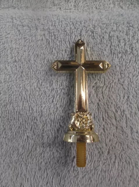 gold religion cross trophy parts lot of 23 PDU 311-G trim topper 3" tall