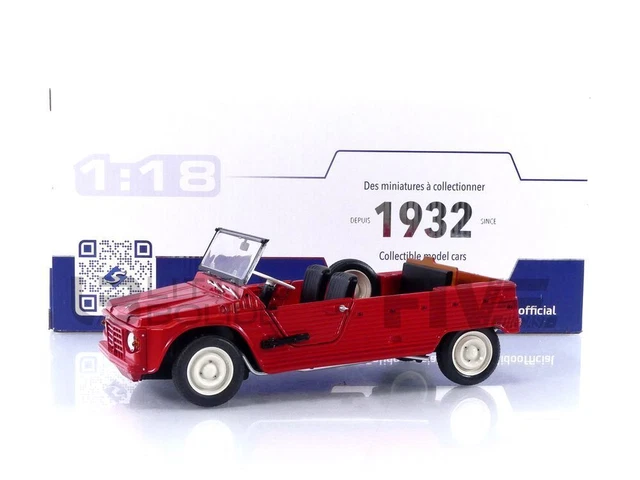 CITROEN MEHARI 1970 ROUGE SOLIDO 1/18 BOITE D'ORIGINE - Boutique Loisir
