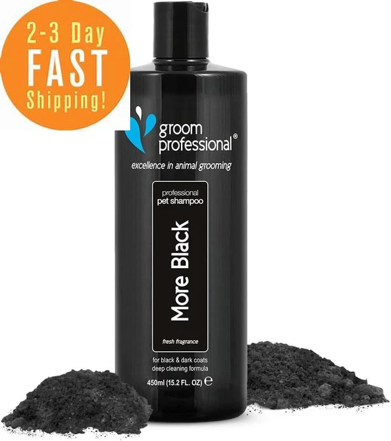 Groom Professional More Black Dog Shampoo, Excellence in 450 ml (Pack of 1)