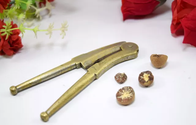 Brass Betel Nut Cracker Indian Decorative Shape Home kitchen Usable. i12-166