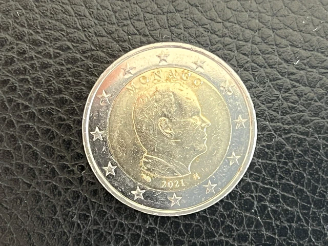 PIECE 2 euros MONACO 2021 PRINCE ALBERT EUR 2,30 - PicClick FR