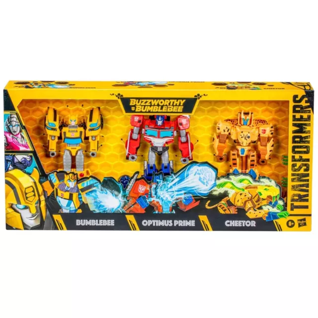 TRANSFORMERS BUZZWORTHY BUMBLEBEE Heroes Of Cybertron 3 Pack