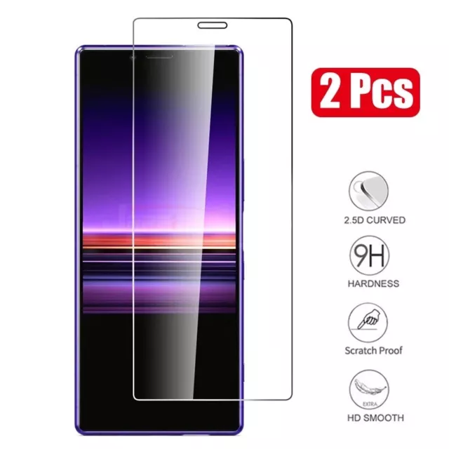 2X Schutzglas Glasfolie für Sony Xperia 10 ii Panzerfolie Display Schutz 9H