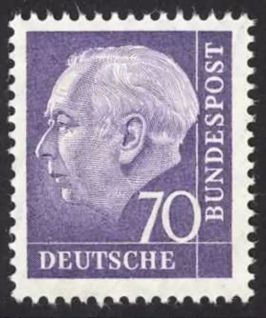 BRD FRG #Mi263xw MNH 1958 Prof Dr Theodor Heuss 1st President [759]