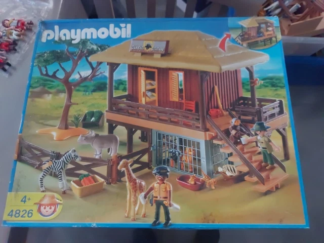 PLAYMOBIL 4829 LOT safari paysage dessert savane utilisation faune 4830