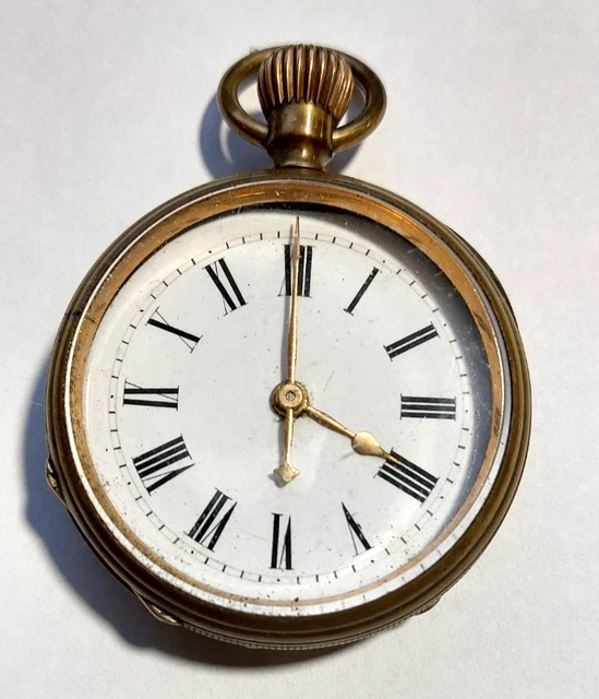 CHAÎNE NEUF GILETIÈRE DORÉE ARGENTÉ POUR MONTRE DE POCHE À GOUSSET MÉTAL VIEIL