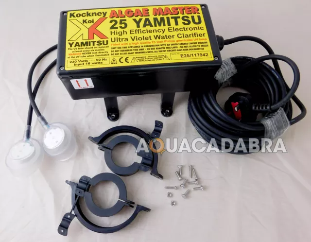 Yamitsu Algae Master Electrics Leads Spare Kockney Koi Fish Pond Uv Sterilser