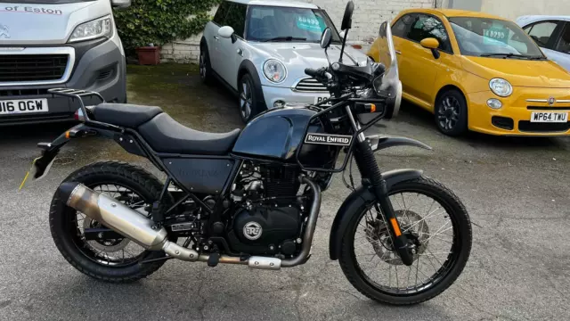 Royal Enfield HIMALAYAN 400cc,6k,69 reg,black,Original bike. Video on here......
