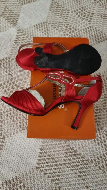 Chaussures danses de salon latines, femme RUMMOS modèle EING P37 Talon 7cms 3
