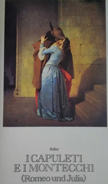 Romeo and Juliet Vienna State Opera Program Vtg 1978 Rare Staatsoper Bellini HTF