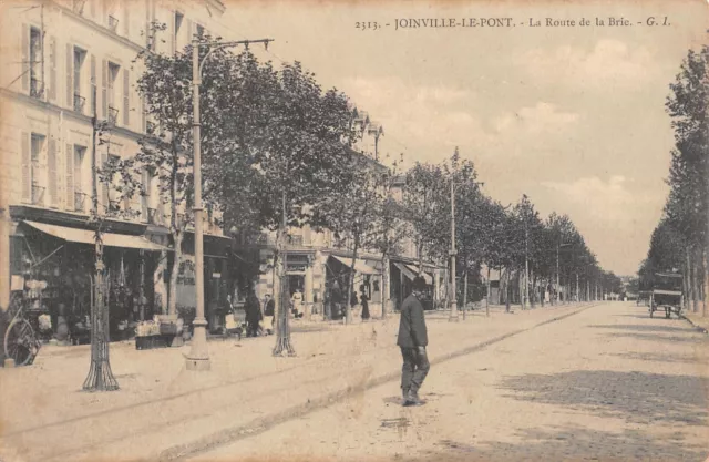 Cpa 94 Joinville Le Pont / La Route De La Brie