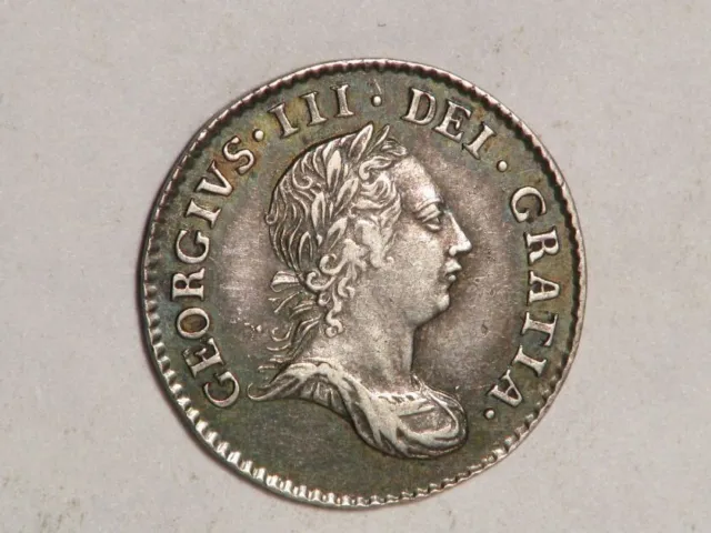 GREAT BRITAIN  1784 4 Pence George III Silver VF-XF