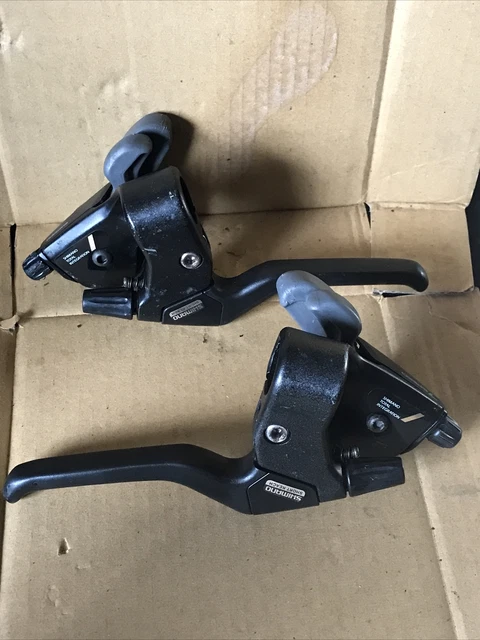 Set Leve Freno E Cambio Per Bici Da Strada 3x7-9 Velocità - In Lega Di Alluminio, Con Impugnatura In PVC