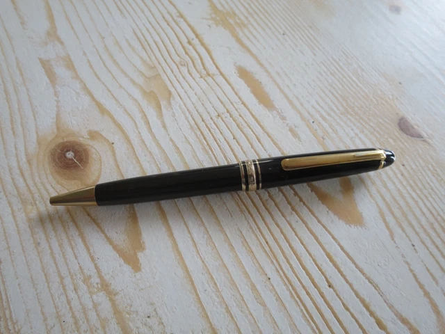 Stylo Montblanc Rollerball Quick Pen - Acier Mat Argenté Vintage - Occasion