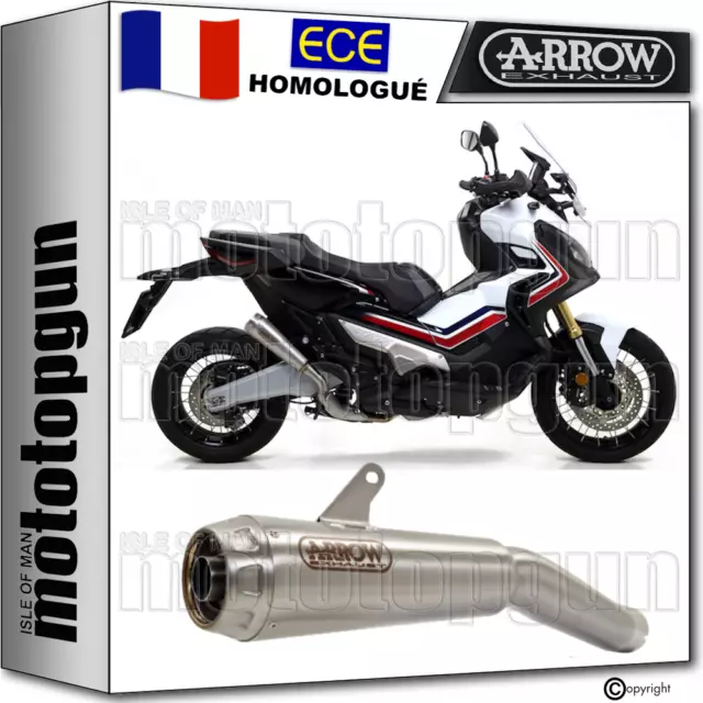 Arrow Pot Echappement Approuve Pro-Race Nichrom Honda X-Adv 750 2017 17