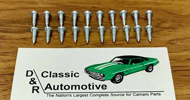 20 pcs Studs for Front or Rear Window Molding Clips Camaro Firebird 67 68 69
