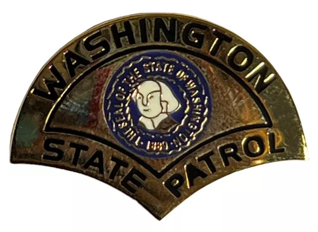 Lot of 12 Washington State Patrol Patch Hat Cap Lapel Pin POP-047