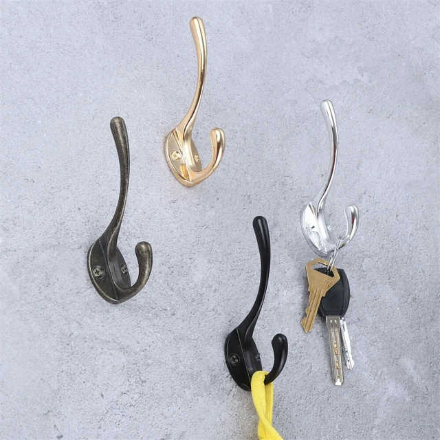 Door Coat Hooks Hat Robe Towel Bathroom Hanger Clothes Storage Organizer 4 Color