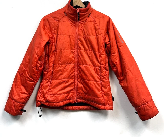 Columbia Titanium Puffer Jacket Full Zip Outdoor Winter Orange Women's XS