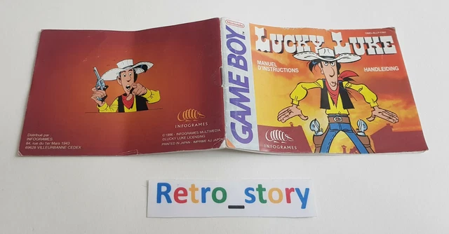 Nintendo Game Boy - Lucky Luke - Notice - Instruction Manual - FAH