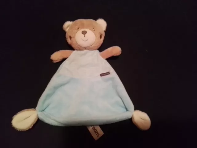 Rossmann Babydream Schmusetuch  / Kuscheltuch Bär / Teddybär in Blau Top