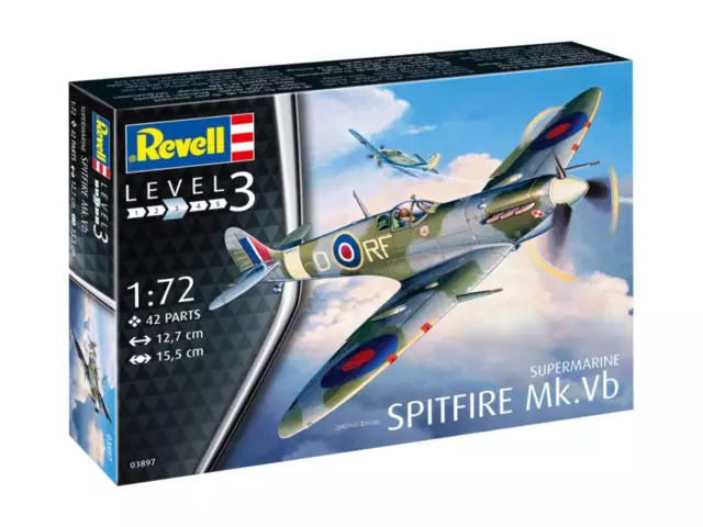 Revell 1/72 Supermarine Spitfire Mk VB Plastic Model Kit