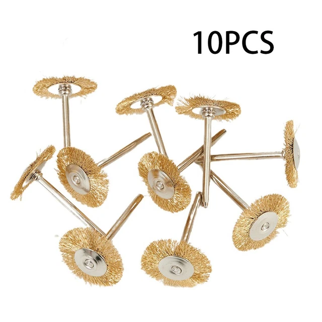 Polissage Câble Brosse Remplacement Abrasif Accessoire Outil Bout Roue Laiton