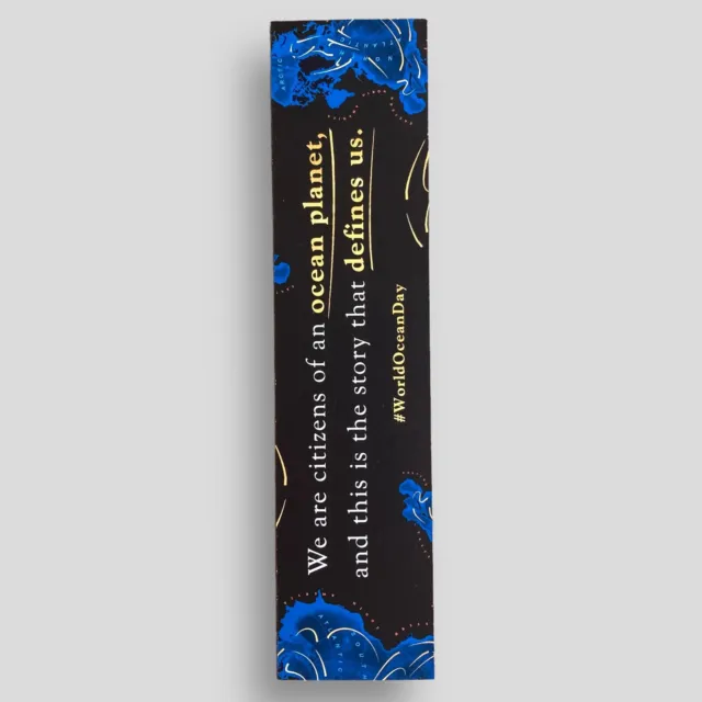 Blue Machine Helen Czerski Collectible PROMOTIONAL BOOKMARK -not the book