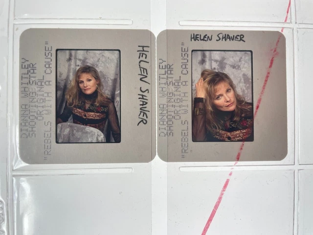 Dw4-831 Helen Shaver Lot (2) 35Mm Orig Slide Via Dianna Whitley