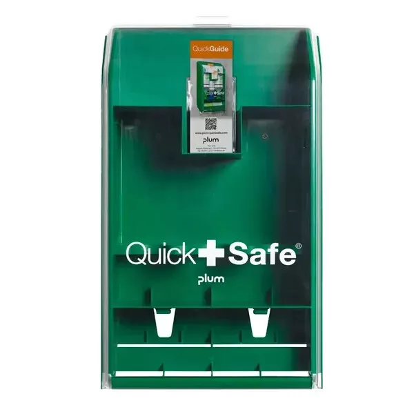 Plum QuickSafe Box Empty: Leere Wandstation für flexible Erste-Hilfe-Befüllung