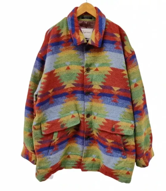 Navajo Jacket Coat Oversized Multicolour Men Clothing Outwear Fit Xl To Xxxl