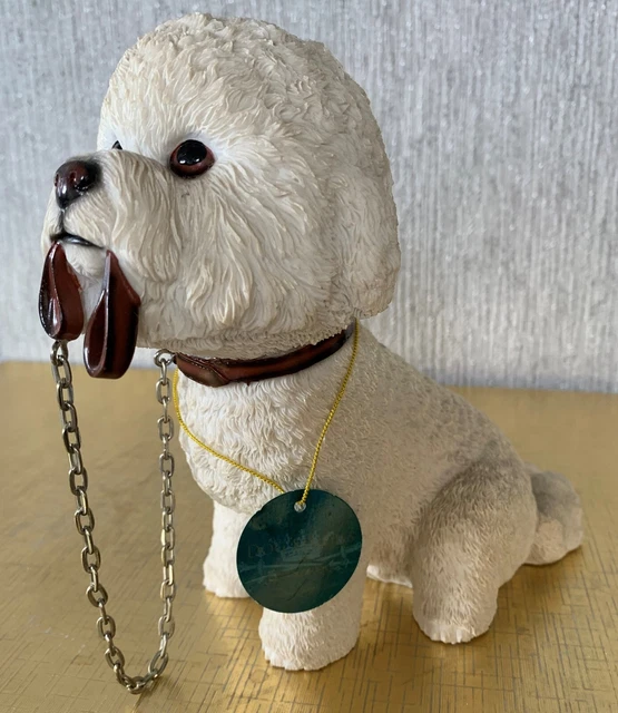 Bichon Frise Dog With Lead Walkies Leonardo Dog Studies Perfect Condition