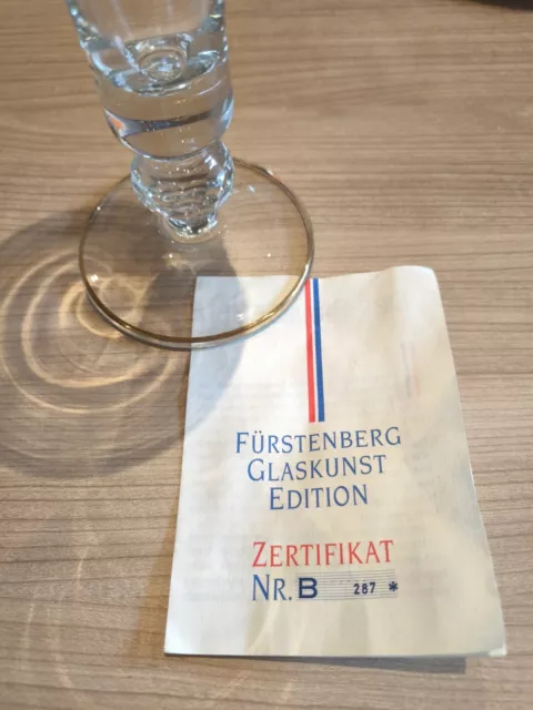 Fürstenberg Glaskunst Edition incl. Zertifikat