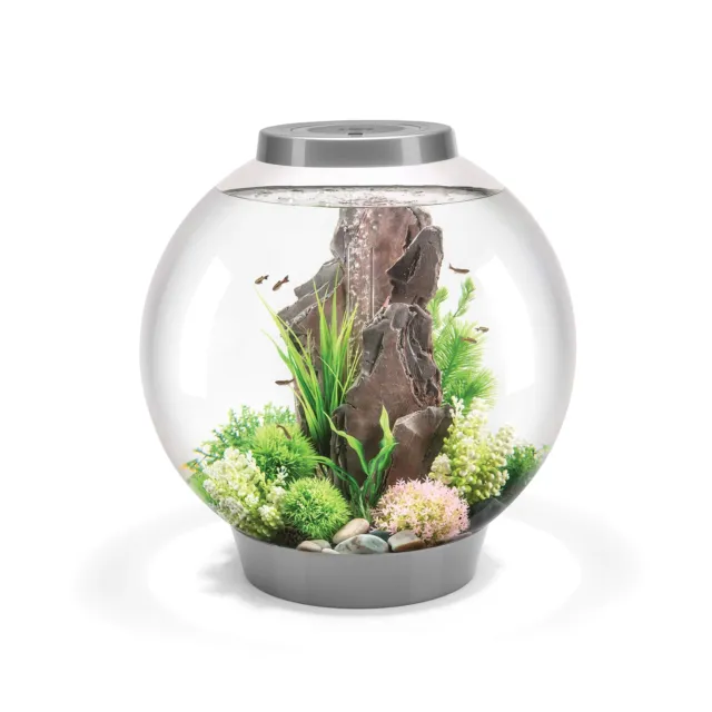 biOrb CLASSIC 60 Aquarium with LED - 16 gallon, Silver Silver with LED Lighting
